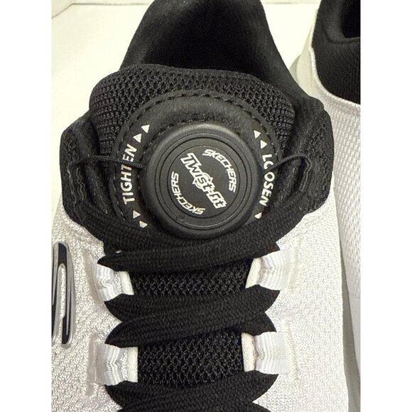 Skechers Twist Fit Men's Sneakers D'Lux Walker 2.0 White Training Shoes Size 7.5 - Picture 9 of 12